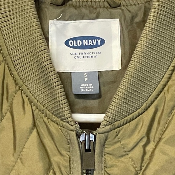 Army Green Quilted Jacket - Picture 3 of 3